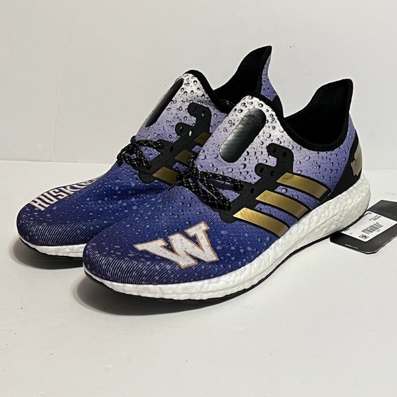 Men\'s Adidas Speedfactory AM 4 Washington Huskies Running Shoes 3M FX7254 SZ 12 main image 9